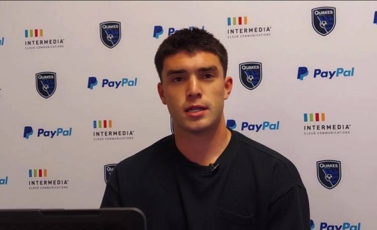 记者：皇家社会有意20岁美国中场查基里斯，报价遭圣何塞地震拒绝