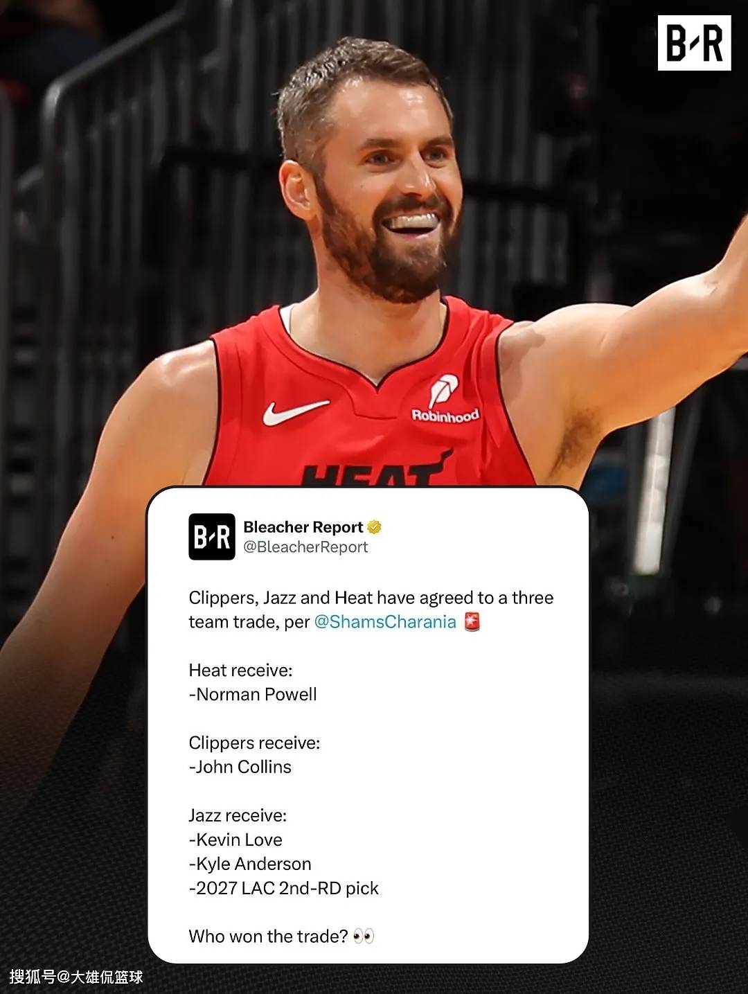 迈阿密热火豪赌朱霍勒迪,四换一