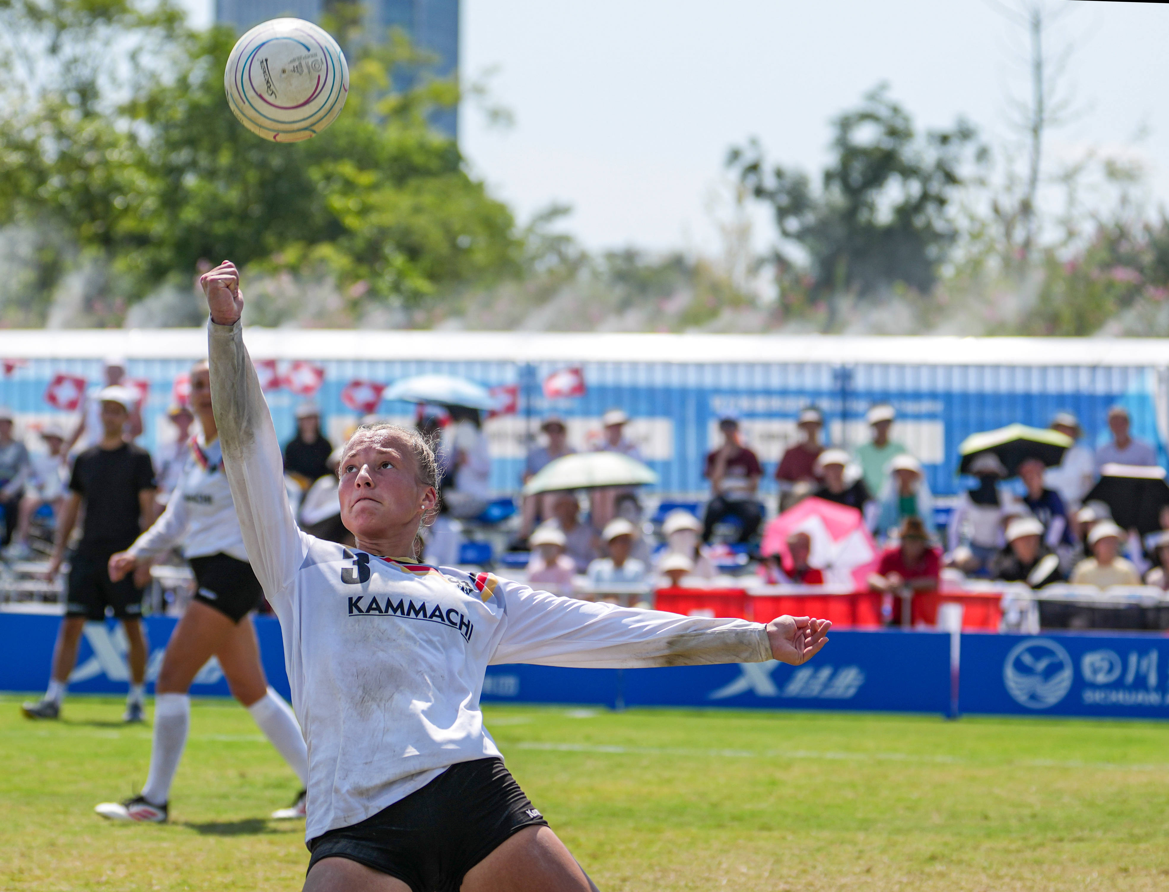 （成都世运会）浮士德球——女子半决赛：瑞士队胜德国队
