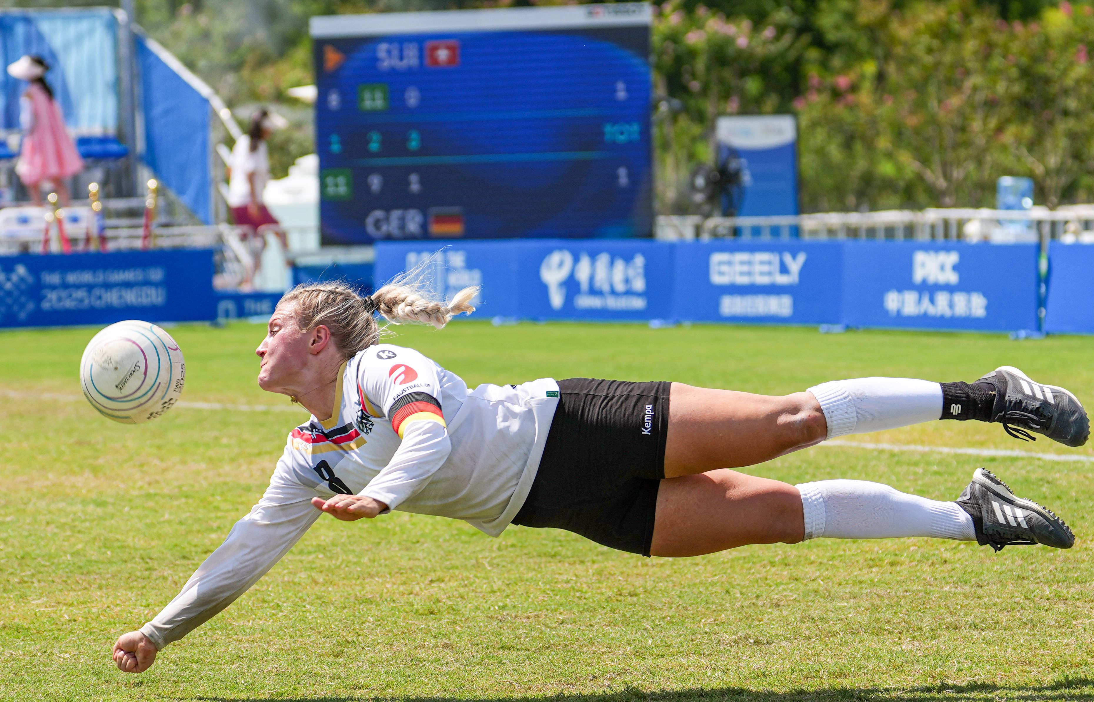（成都世运会）浮士德球——女子半决赛：瑞士队胜德国队