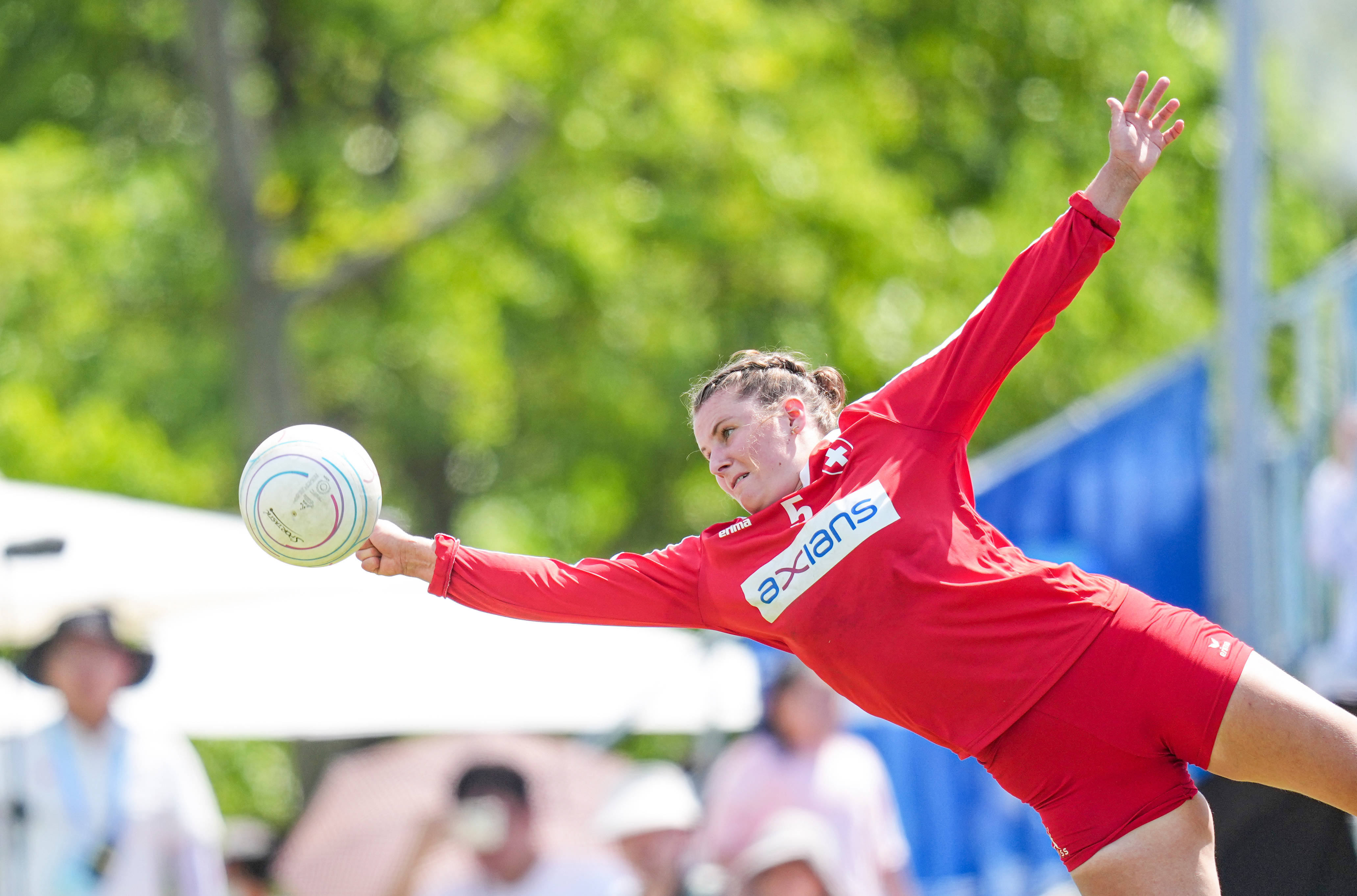 （成都世运会）浮士德球——女子半决赛：瑞士队胜德国队