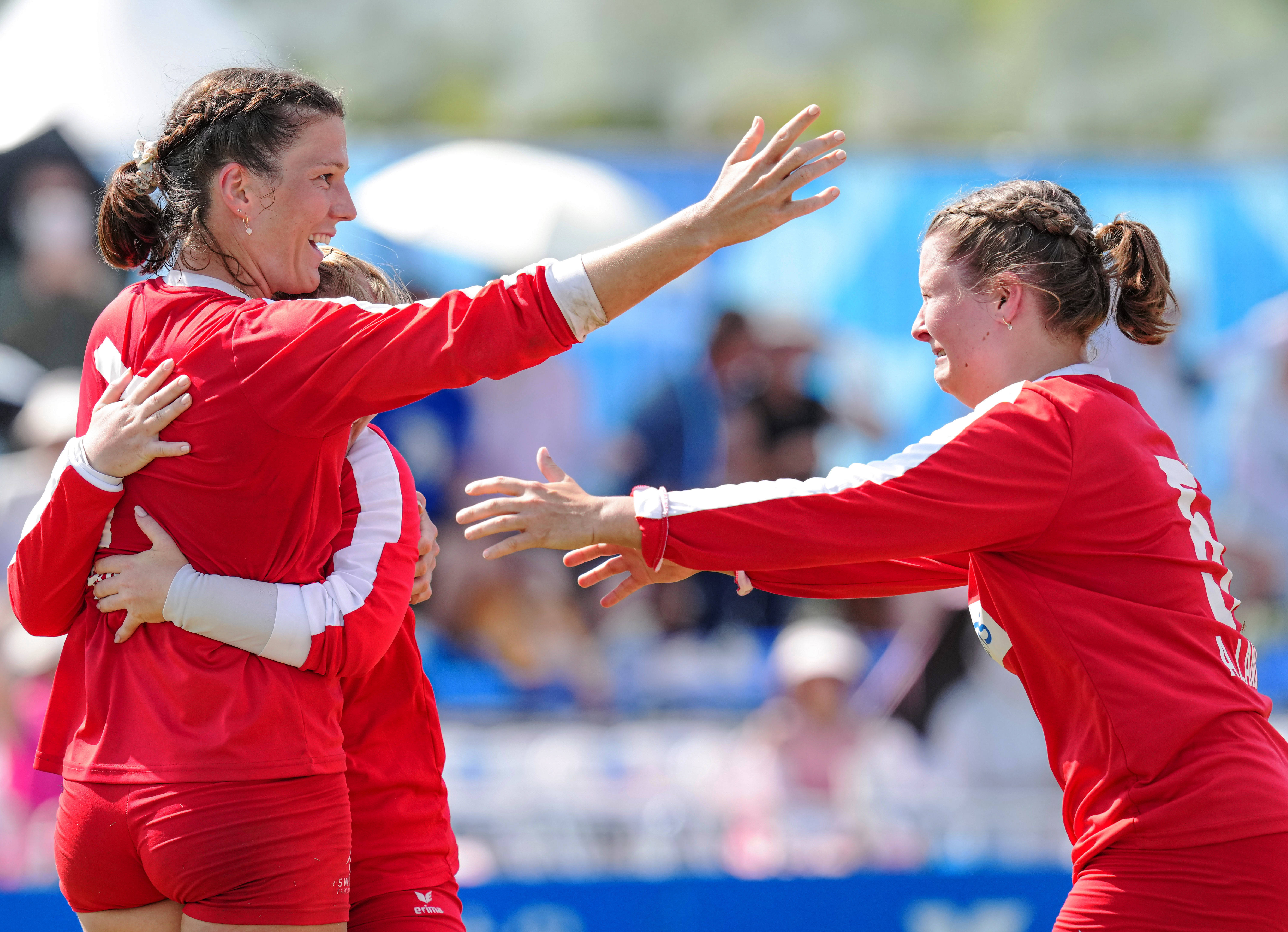 （成都世运会）浮士德球——女子半决赛：瑞士队胜德国队